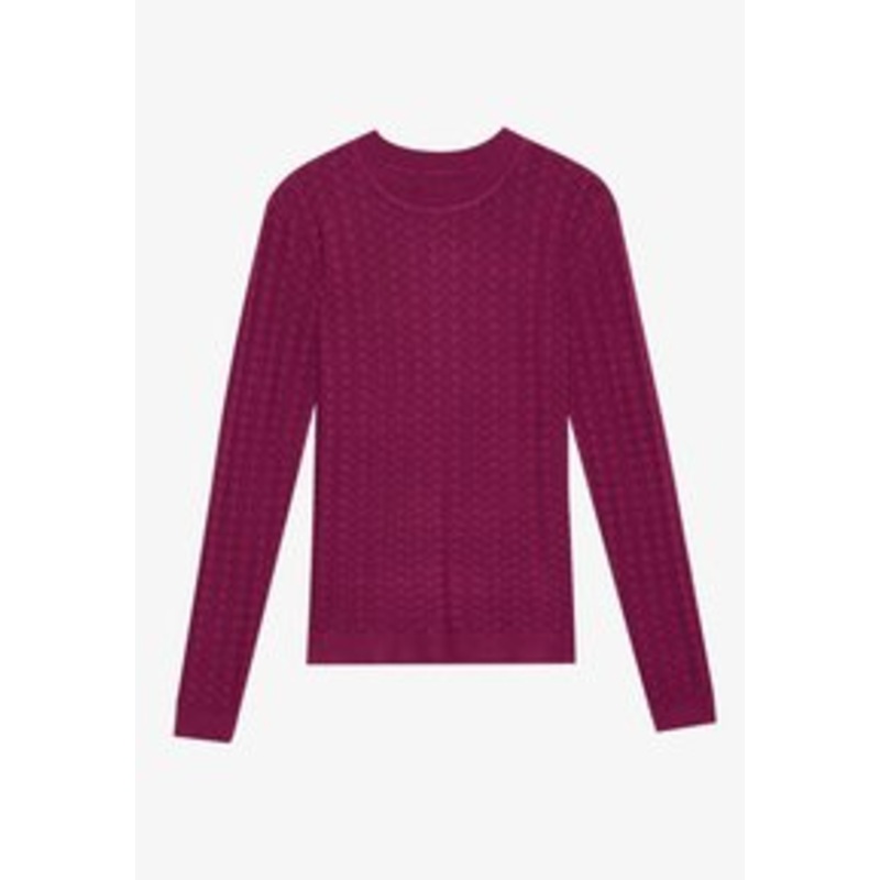 Anna Field Strickpullover – magenta purple/beere