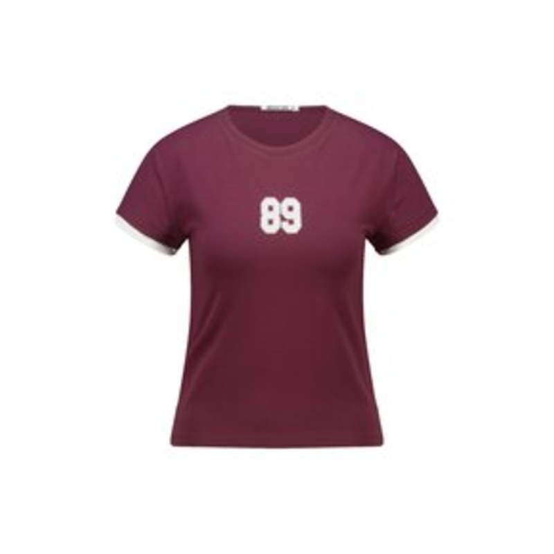 America Today T-Shirt print – bordeaux