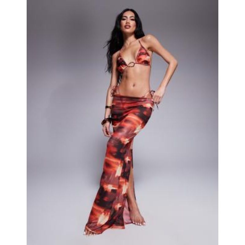 South Beach bikini in abstract print