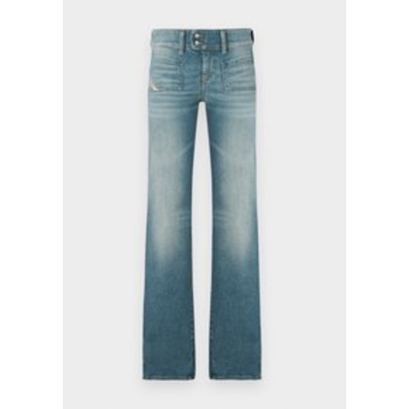 Diesel D HUSH – Flared Jeans – blue denim