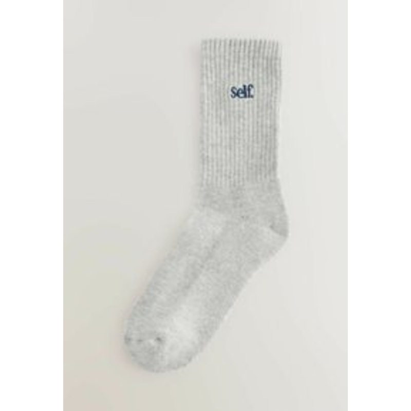 Self. 3 PACK – Socken – grey   navy   berry/grau
