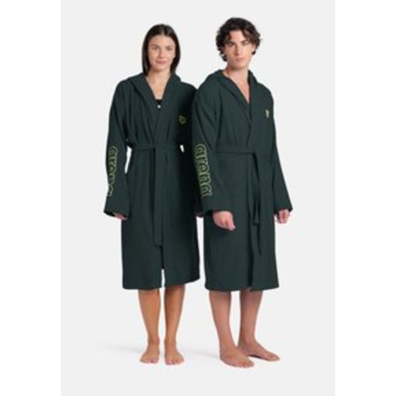 Arena ZEPPELIN LIGHT ROBE – Bademantel – dark sage/artic lime/grn