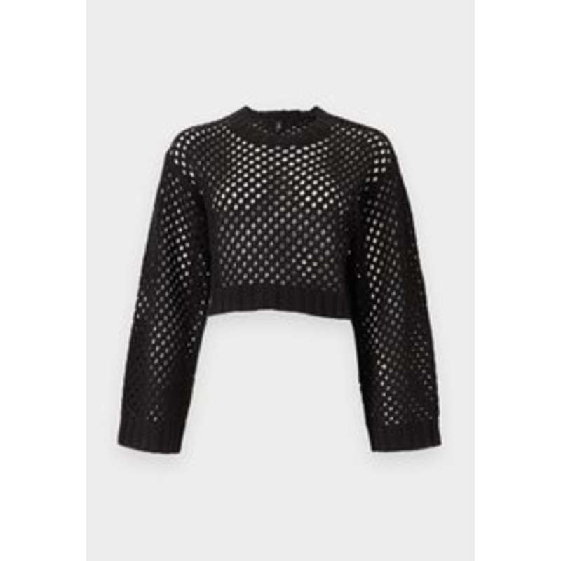 ONLY ONLSMILLA SHORT – Strickpullover – black/schwarz