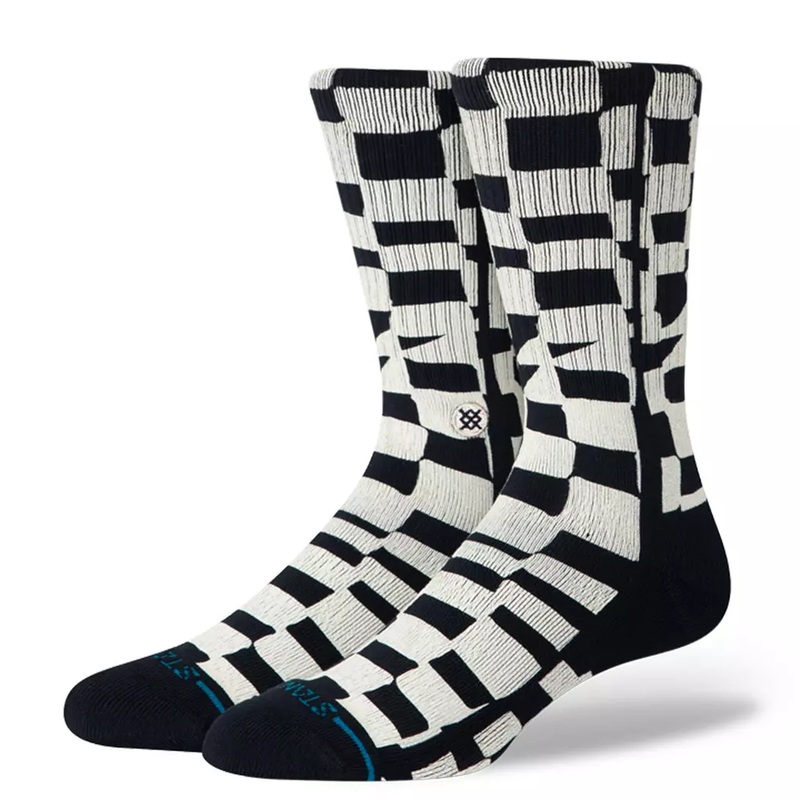 Stance Cotton Crew Medium Cushion Socks – Wave Check