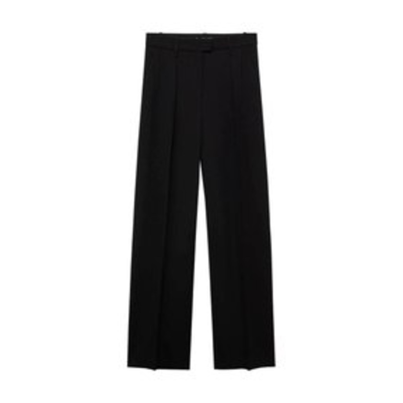 Mango TERIYAKI – Stoffhose – black/schwarz