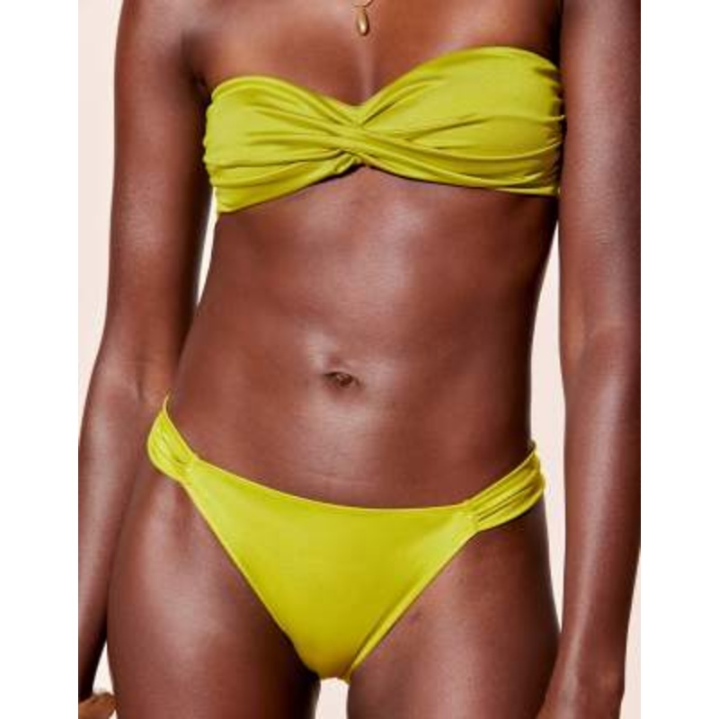 & Other Stories scoop bikini bottoms in green