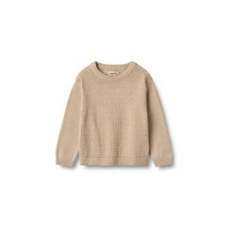 Wheat Strickpullover – warm sand/sand
