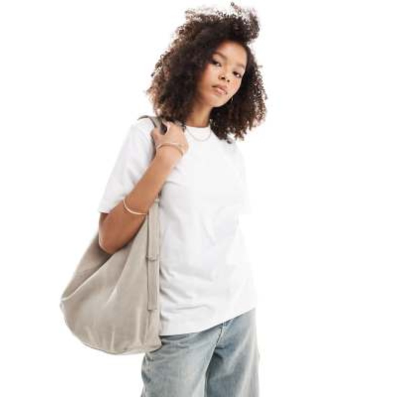 Vero Moda boxy round neck T-shirt in bright white