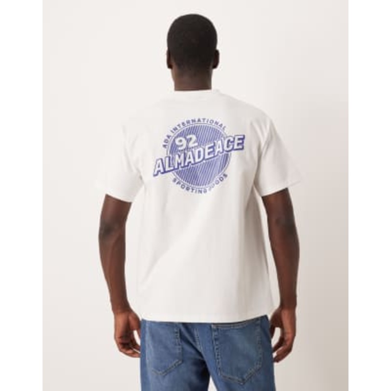 Alma De Ace vopu graphic t-shirt in off white