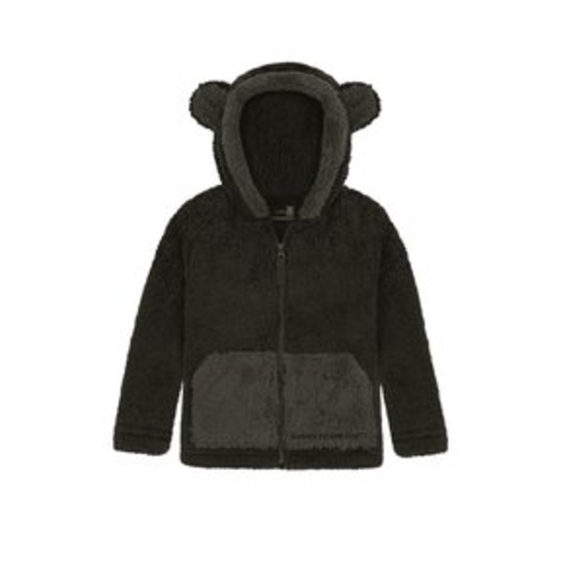 normani Outdoor Sports SHERPAFLEECE TEDDYJACKE BRAVAS – Fleecejacke – schwarz