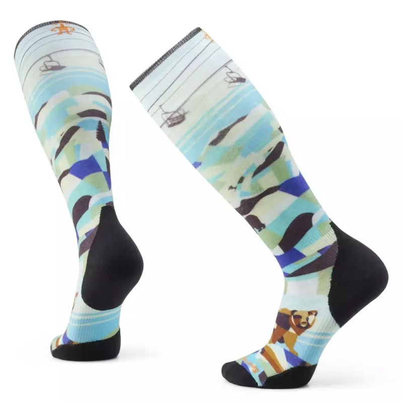 Smartwool Ski Bear Country Print Over The Calf Socks