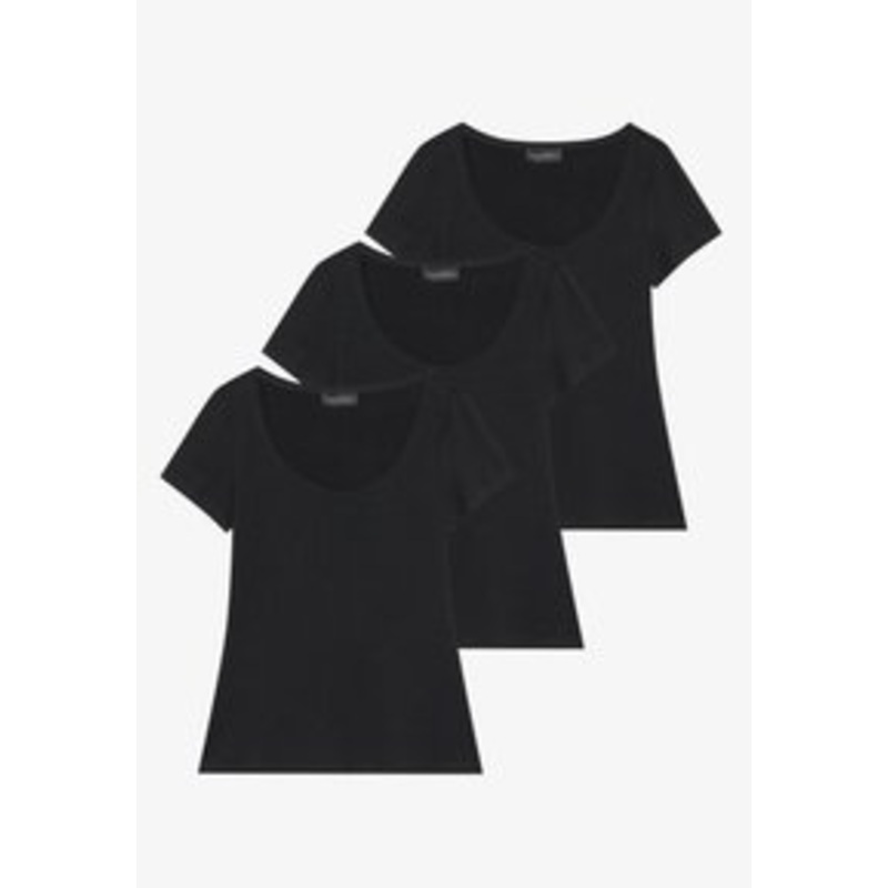 Anna Field 3 PACK – T-Shirt basic – black/schwarz