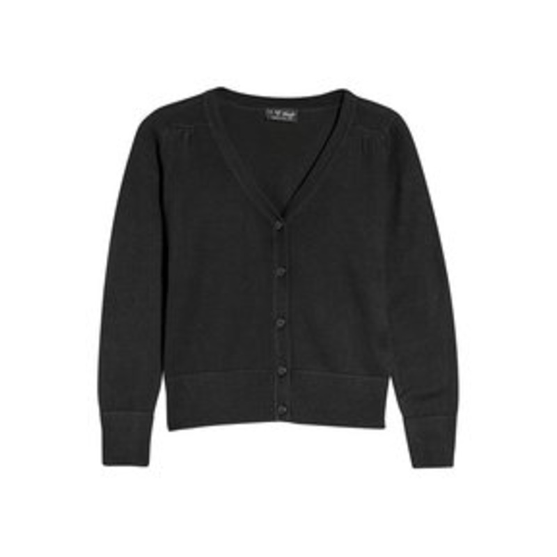 Next V-NECK – Strickjacke – black/schwarz