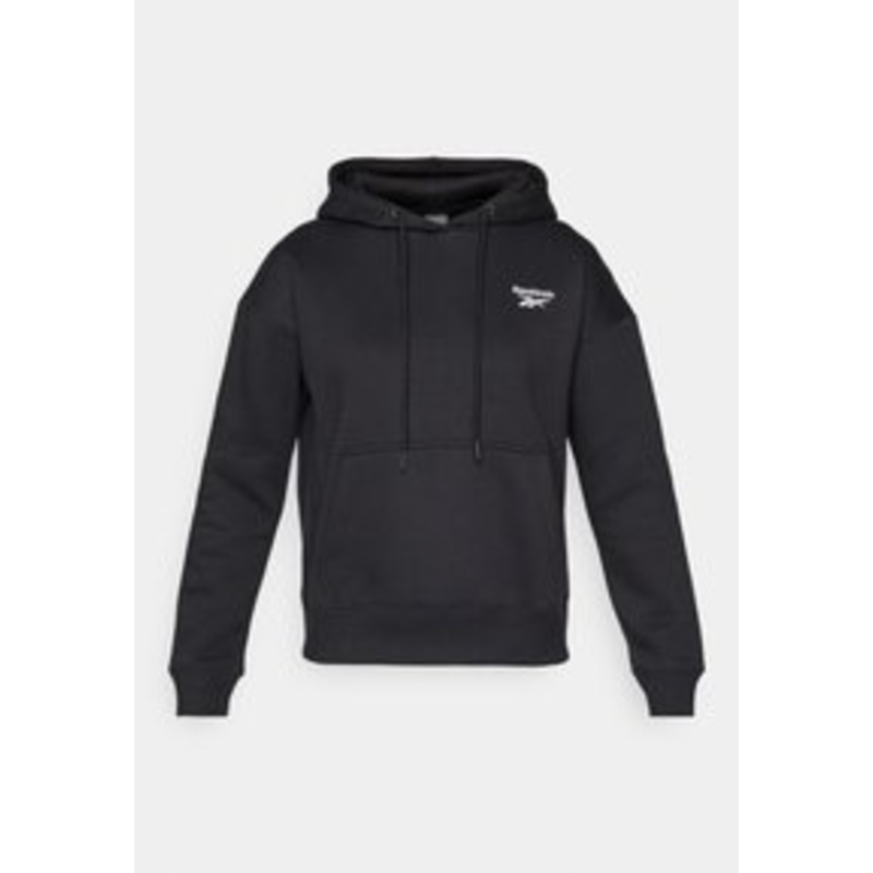 Reebok SMALL LOGO HOODIE – Kapuzenpullover – black/schwarz