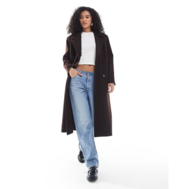 Cotton On harrison tailored coat in brown