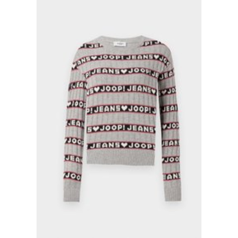 JOOP! Jeans KAREN – Strickpullover – grey/grau-meliert