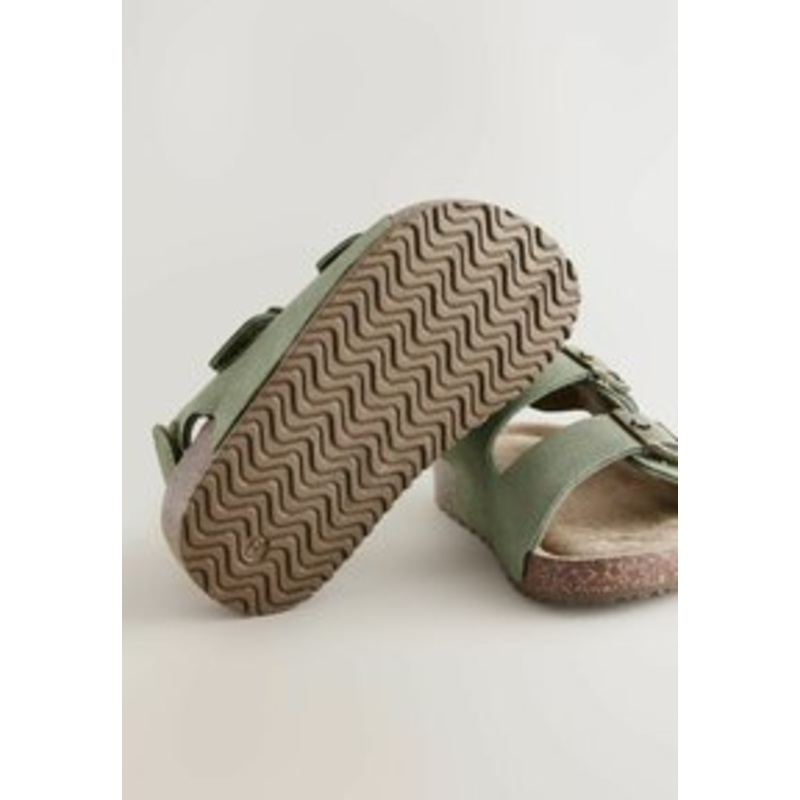 Next CUSHIONED DOUBLE BUCKLE TOUCH FASTENING STANDARD – Lauflernschuh – green/grn