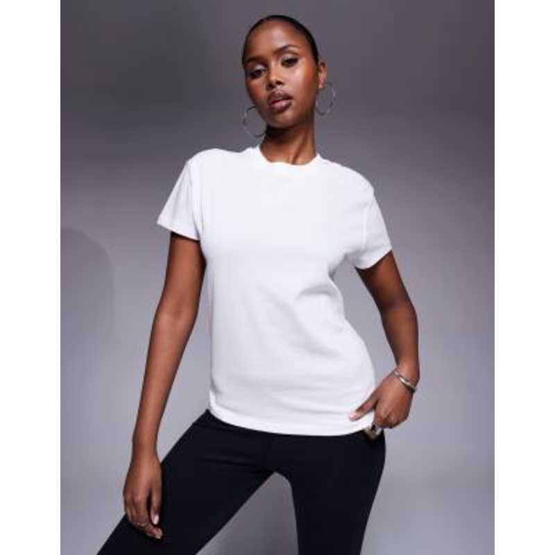 4505 Icon cotton boxy t-shirt with quick dry finish in white