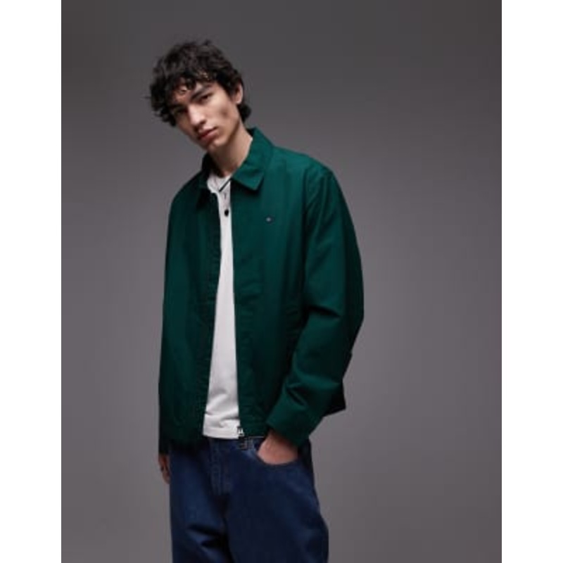 Tommy Hilfiger lightweight harrington jacket in green