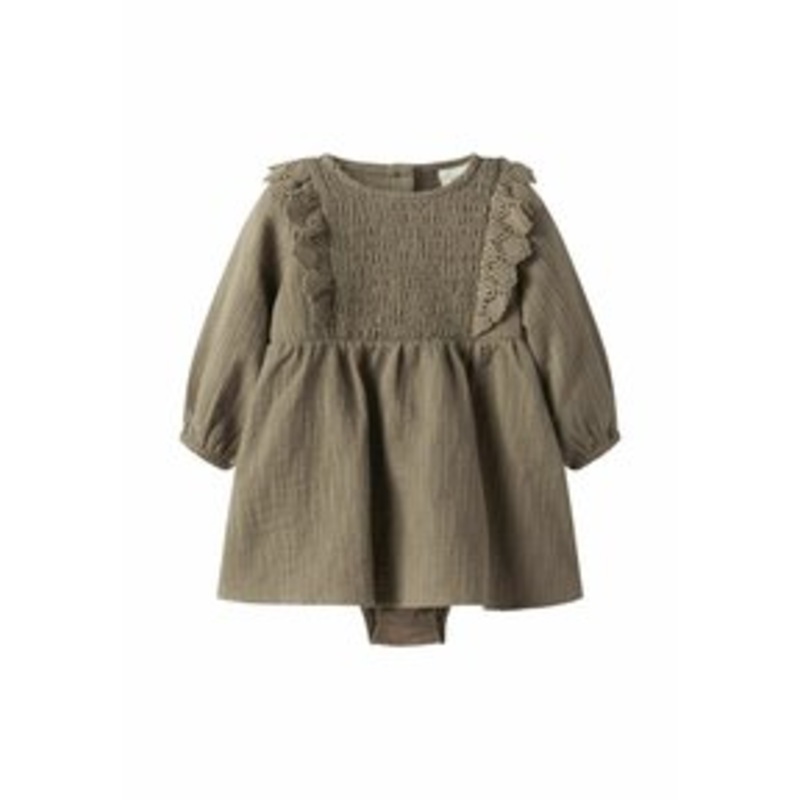 Lil’ Atelier Strickkleid – sepia tint/beige