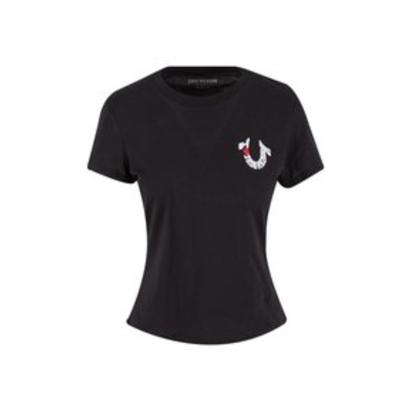 True Religion EMBROIDERED TEE – T-Shirt print – black/schwarz