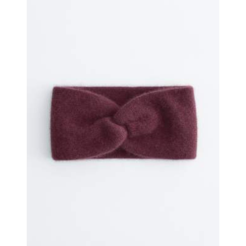 & Other Stories premium wool headband in burgundy