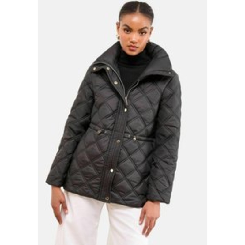 Lipsy REGULAR FIT SHORT FUNNEL NECK QUILTED  – Winterjacke – black/schwarz