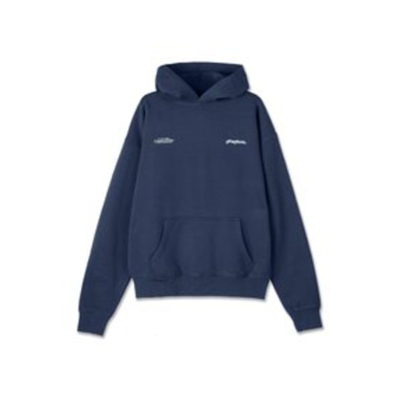 Pegador PECKERT HOODIE – Kapuzenpullover – washed indigo navy/dunkelblau