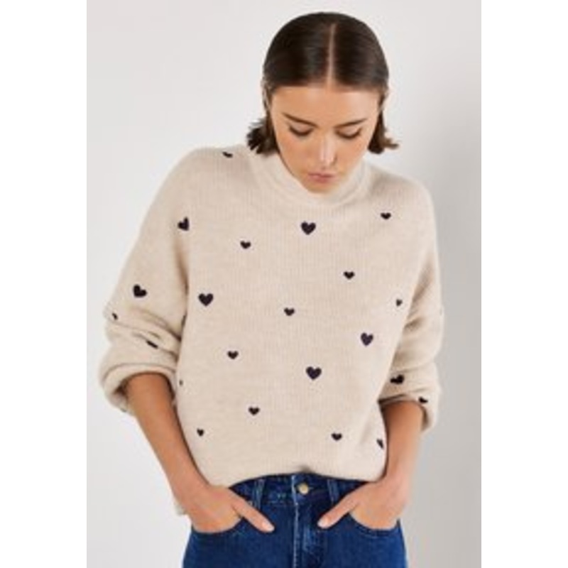 Apricot Strickpullover – stone/stein