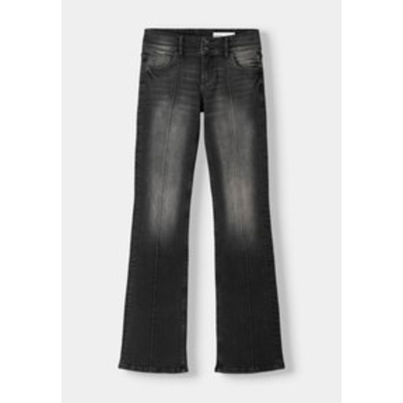 Bershka Jeans Bootcut – black/schwarz