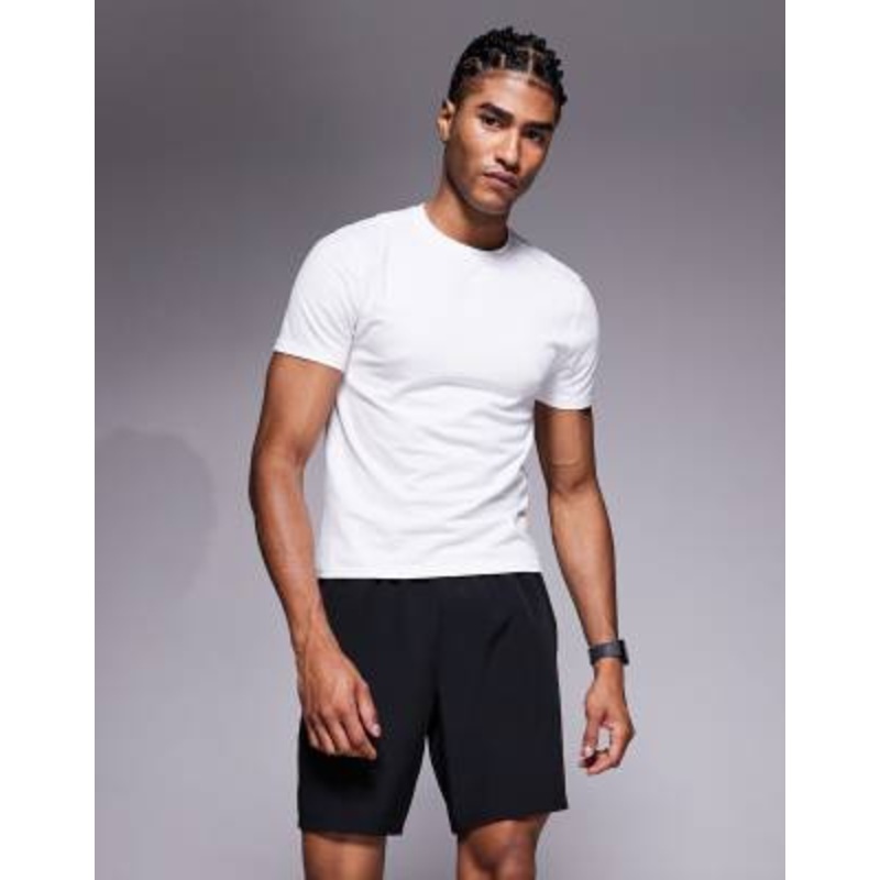 4505 shrunken fit cotton baby tee with quick dry finish in white