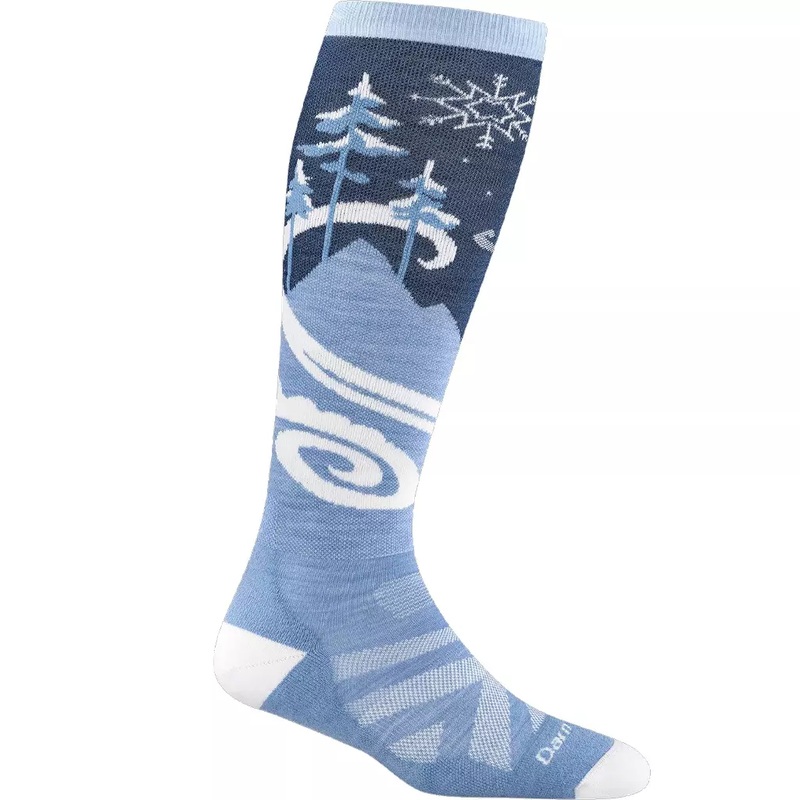 Darn Tough Women’s Swirlwind Over-the-Calf Lightweight Ski & Snowboard Socks