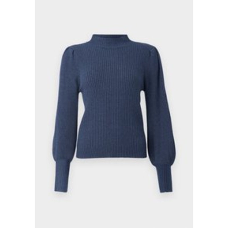 ONLY ONLKATIA HIGH NECK – Strickpullover – naval academy/dark-blue denim