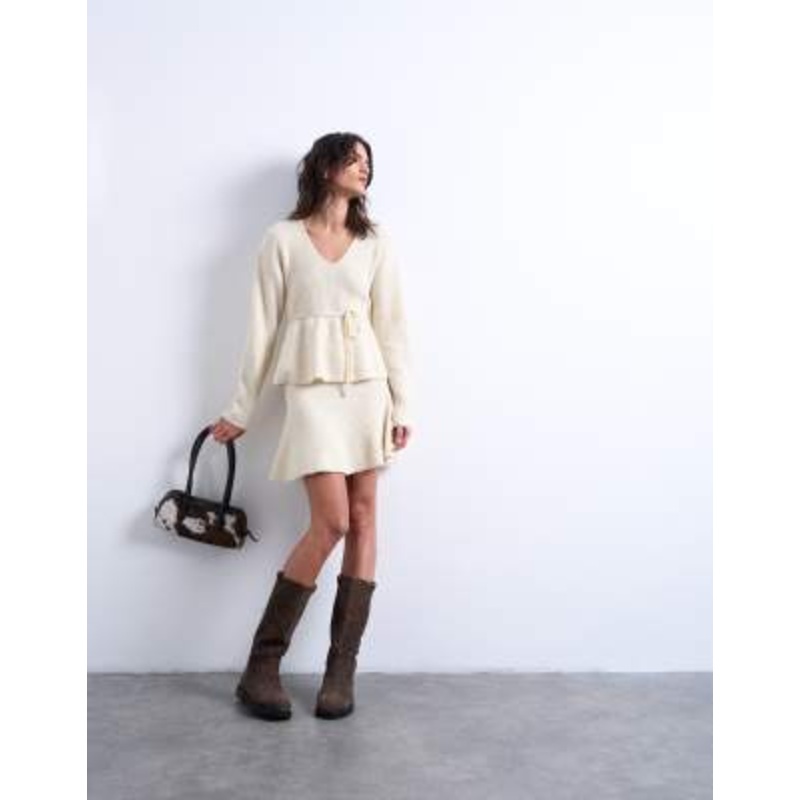 Topshop knit skirt and top set