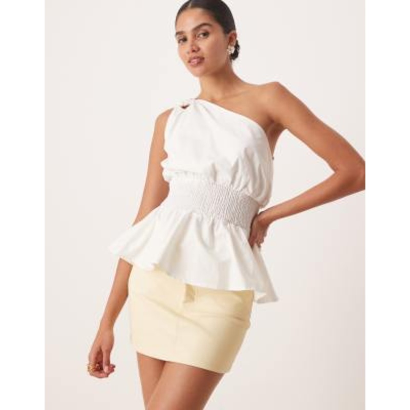 Amy Lynn Milena faux leather micro mini skirt in matte lemon