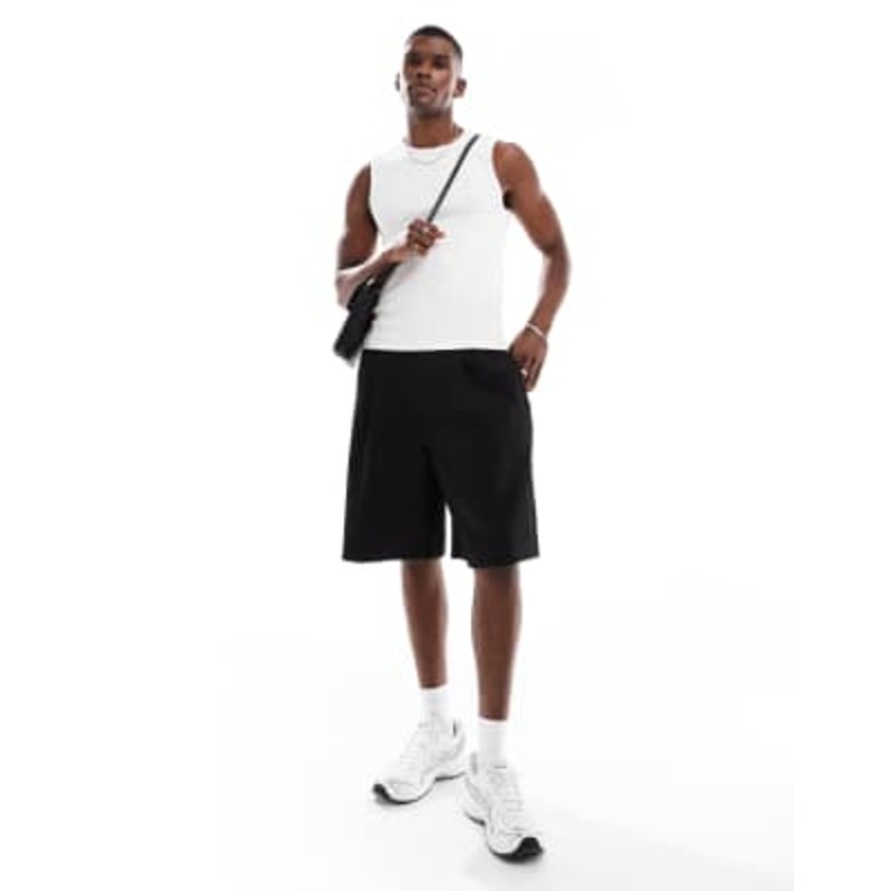 Cotton On bermuda shorts in black
