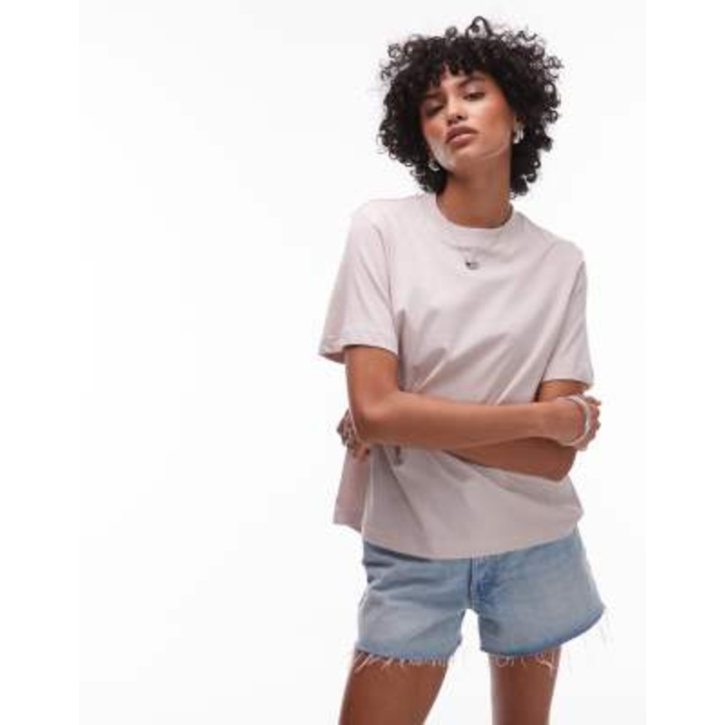 & Other Stories relaxed short sleeve T-shirt in light pink