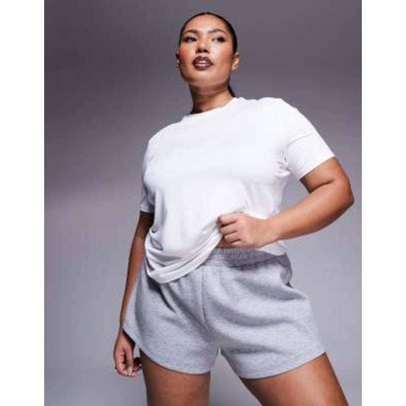 4505 Curve Icon performance sweat shorts in gray heather