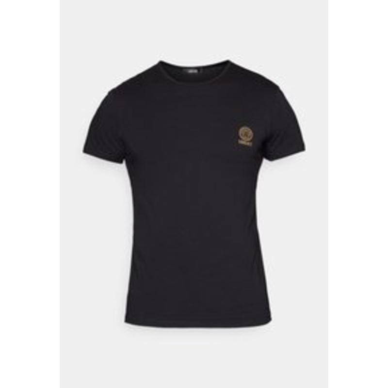 Versace SHORT SLEEVES ROUND NECK TOPEKA NEW LOGO – Unterhemd/-shirt – black/schwarz