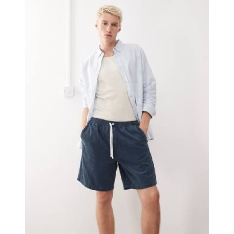 Weekday cord shorts in dark blue