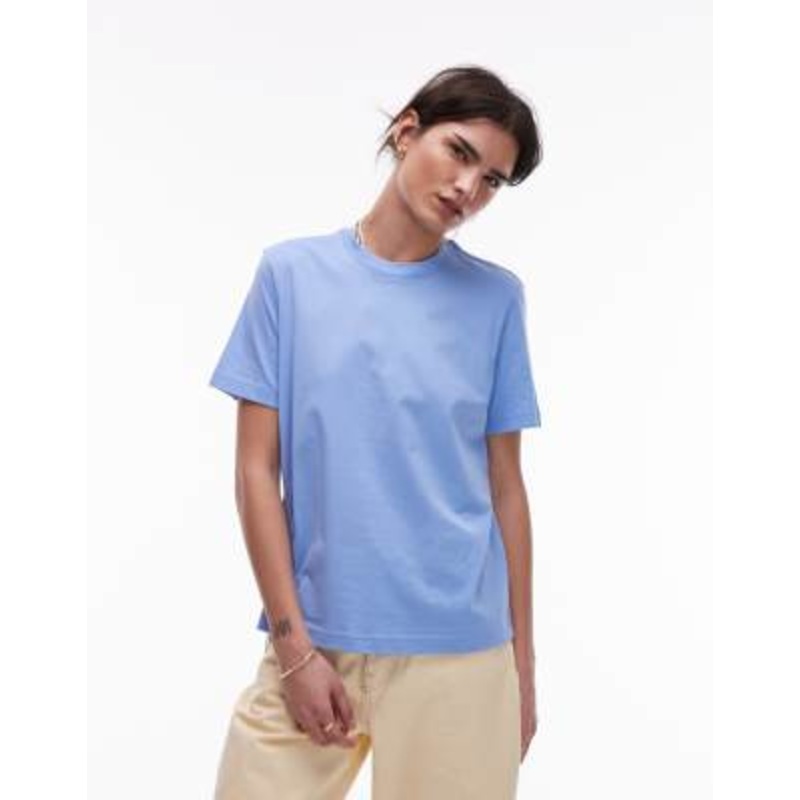 & Other Stories relaxed short sleeve T-shirt in blue