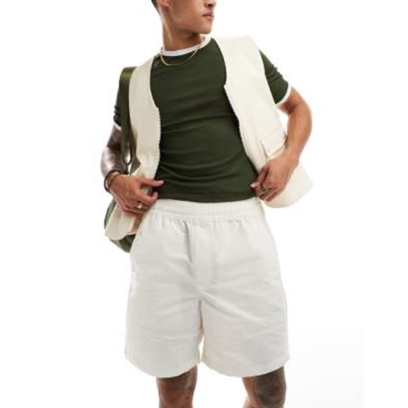 The North Face Easy Wind shorts in cream