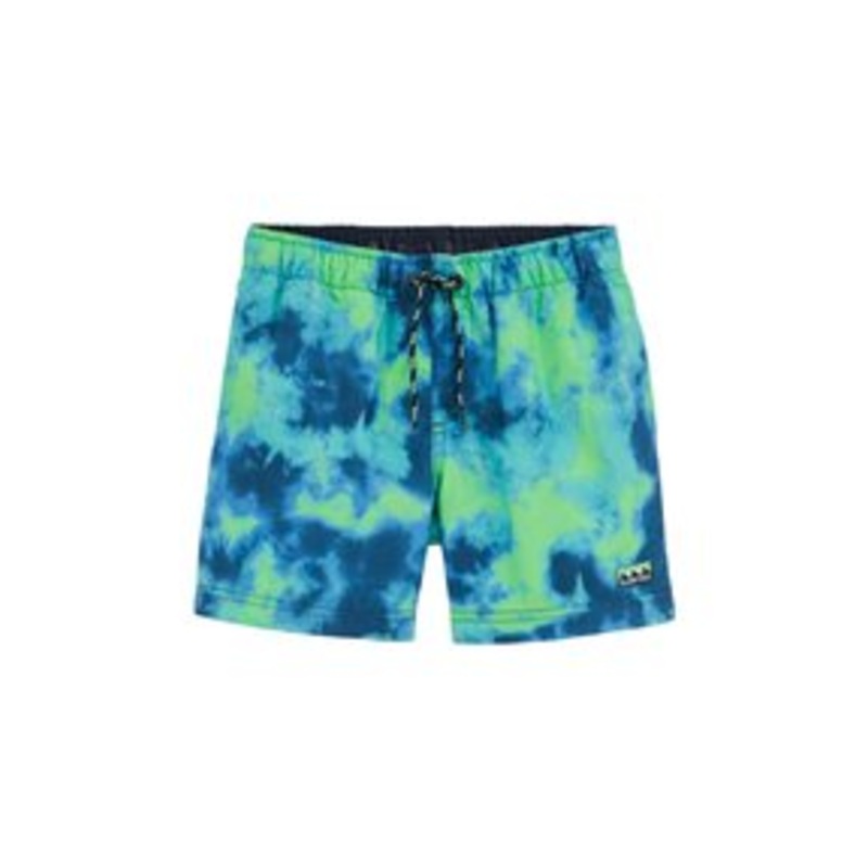 WE Fashion Badeshorts – green blue/grn-metallic