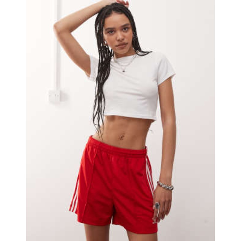 COLLUSION short sleeve super crop T-shirt in white