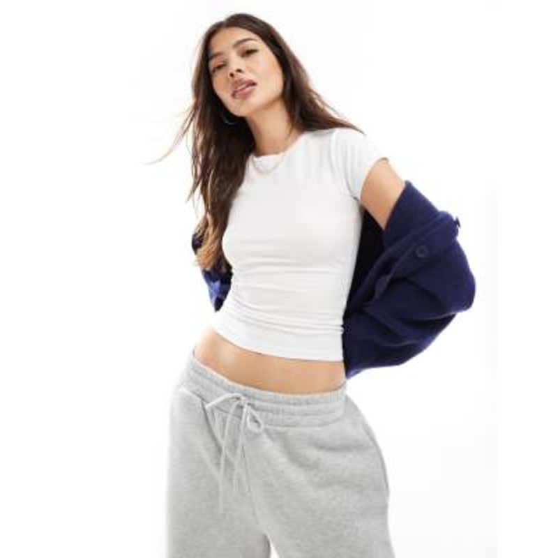 Cotton On all day crew neck short sleeve t-shirt in white