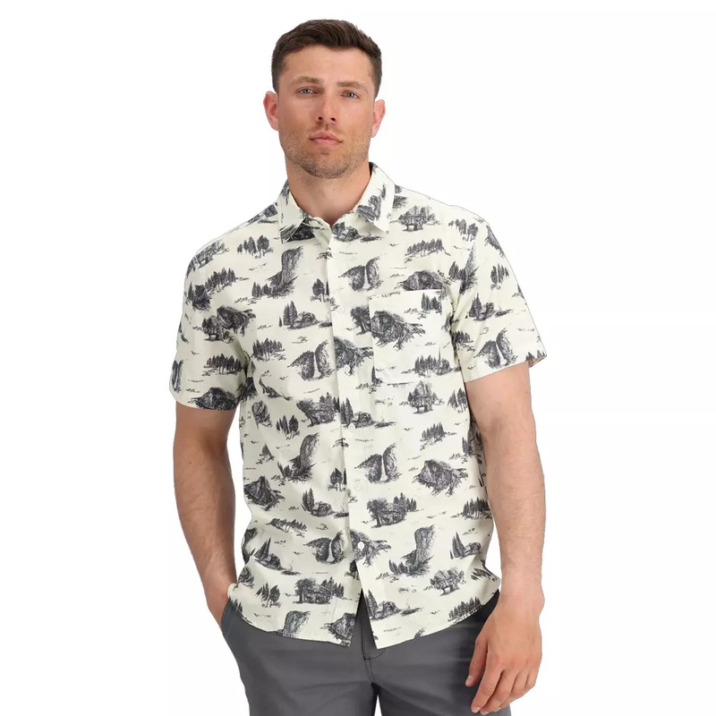 The North Face Mens Short-Sleeve Baytrail Pattern Shirt