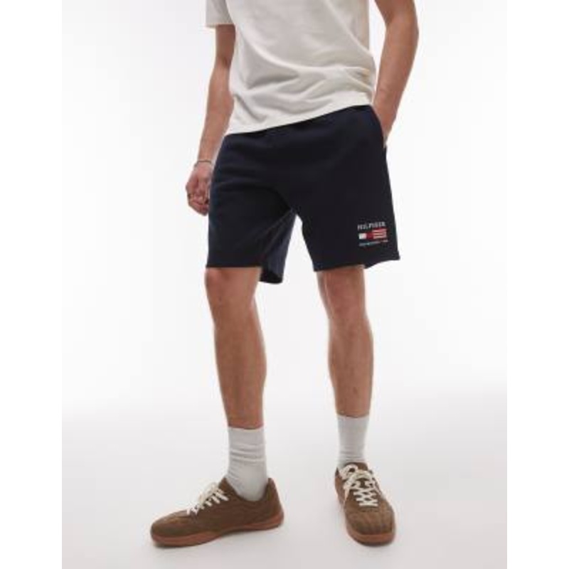Tommy Hilfiger americana flag shorts in navy
