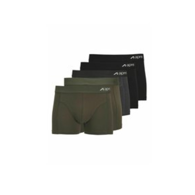 aprel APREL 5-PACK – Boxershorts – black 1/schwarz meliert