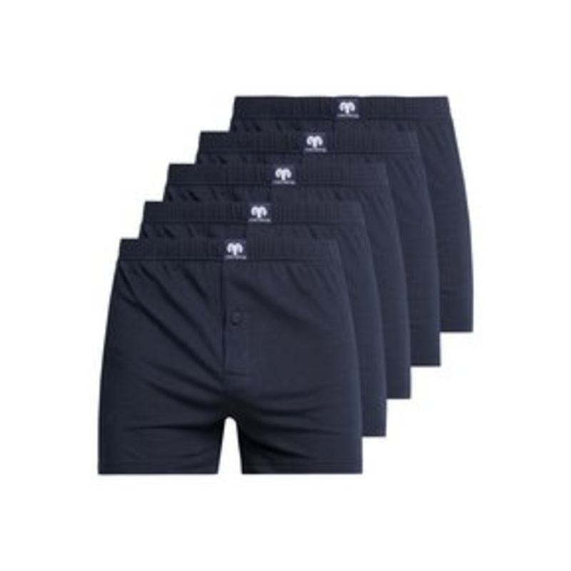 Ceceba 5 PACK – Boxershorts – blue dark solid/dunkelblau