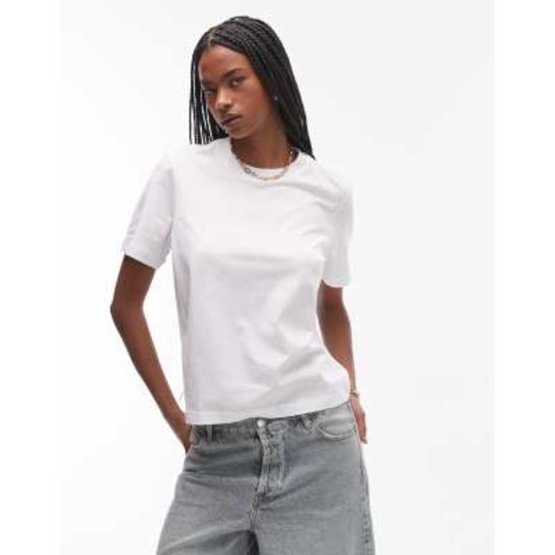 & & Other Stories relaxed short sleeve t-shirt in white